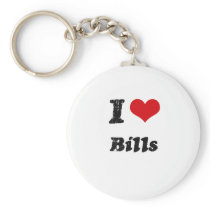 I Love BILLS Key Chains