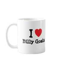 I love Billy Goats heart custom personalized mugs