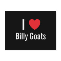 I love Billy Goats postcards by funnycustomtshirts I love Billy Goats postcards