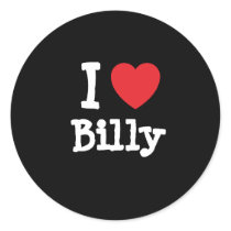 I love Billy heart T-Shirt stickers