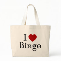 I Love Bingo Tote Bag