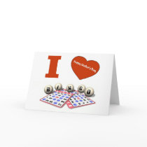 I LOVE Bingo Happy Mother's Day Card