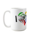 I love Bingo heart logo mug!