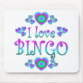 I Love BINGO Mousepads