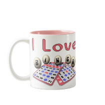 I Love Bingo mugs