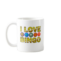 I LOVE BINGO MUG