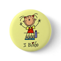 I Love Bingo Tshirts and Gifts Pins
