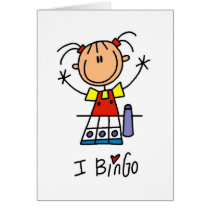 I Love Bingo Tshirts and Gifts cards by stick_figures I Love Bingo Tshirts and Gifts cards