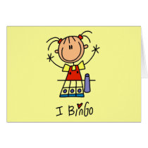 I Love Bingo Tshirts and Gifts Card