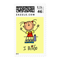 I Love Bingo Tshirts and Gifts postage