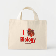 I Love Biology Bags