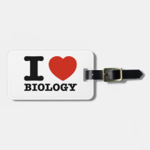 I love Biology Luggage Tag