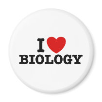 I Love Biology magnets