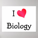 I Love Biology Print