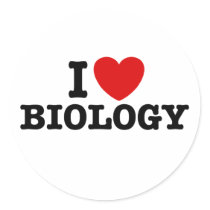 I Love Biology stickers