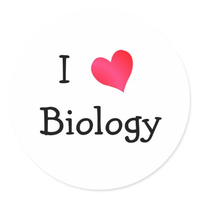 I Love Biology Stickers by definingyou