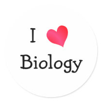 I Love Biology stickers