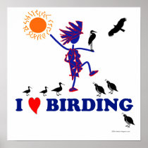 I Love Birding Print
