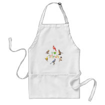 I LOVE BIRDS APRONS