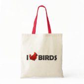I Love Birds Budget Tote