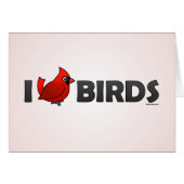 I Love Birds Card