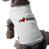 I Love Birds Dog Ribbed Tank Top