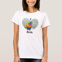 I LOVE BIRDS t-shirts by SUNZUP4U I LOVE BIRDS t-shirts