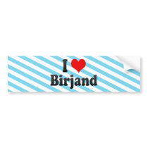 I Love Birjand, Iran Bumper Sticker