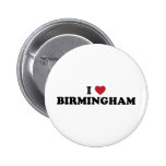 I love Birmingham Alabama Pinback Buttons