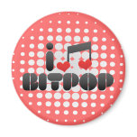I Love Bitpop Fridge Magnet