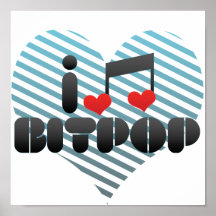 I Love Bitpop Print