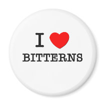 I Love Bitterns Refrigerator Magnet