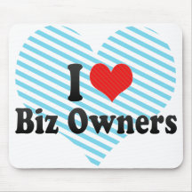 I Love Biz Owners Mousepads