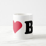 I LOVE BJ COFFEE MUGS