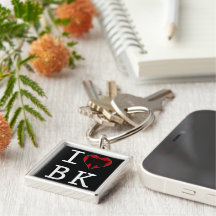 I Love BK Brooklyn Keychain