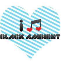 I Love Black Ambient Acrylic Cut Out