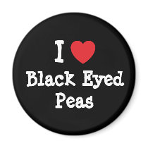 I love Black Eyed Peas heart T-Shirt magnets