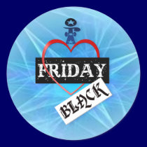 I Love Black Friday Stickers stickers