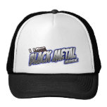 I Love BLACK METAL music hats