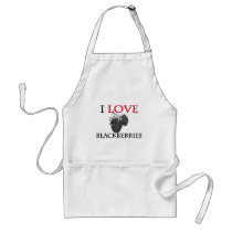 I Love Blackberries aprons