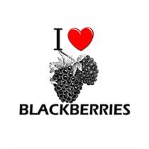 I Love Blackberries t-shirts by foodshirts I Love Blackberries t-shirts