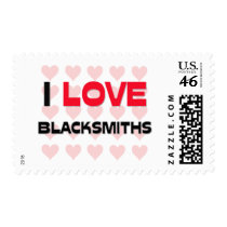 I LOVE BLACKSMITHS postage