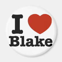 I love Blake Fridge Magnets