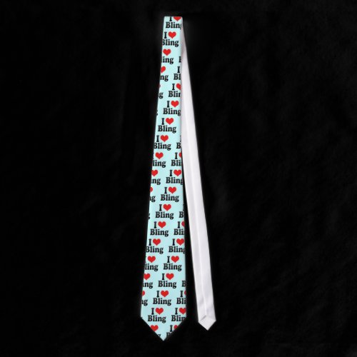 I Love Bling Ties