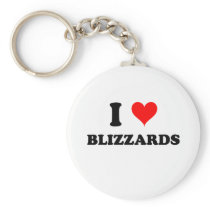 I Love Blizzards Key Chains