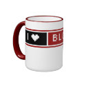 I love Blogging Blog Button Mug