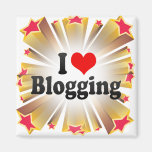I Love Blogging Fridge Magnets