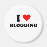I Love Blogging Refrigerator Magnets