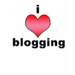 I Love Blogging t-shirts