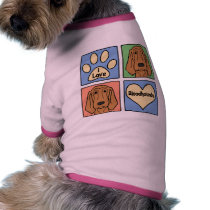 I Love Bloodhounds pet clothing by dogcartoons I Love Bloodhounds pet clothing